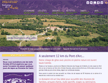 Tablet Screenshot of domaine-lastic.fr